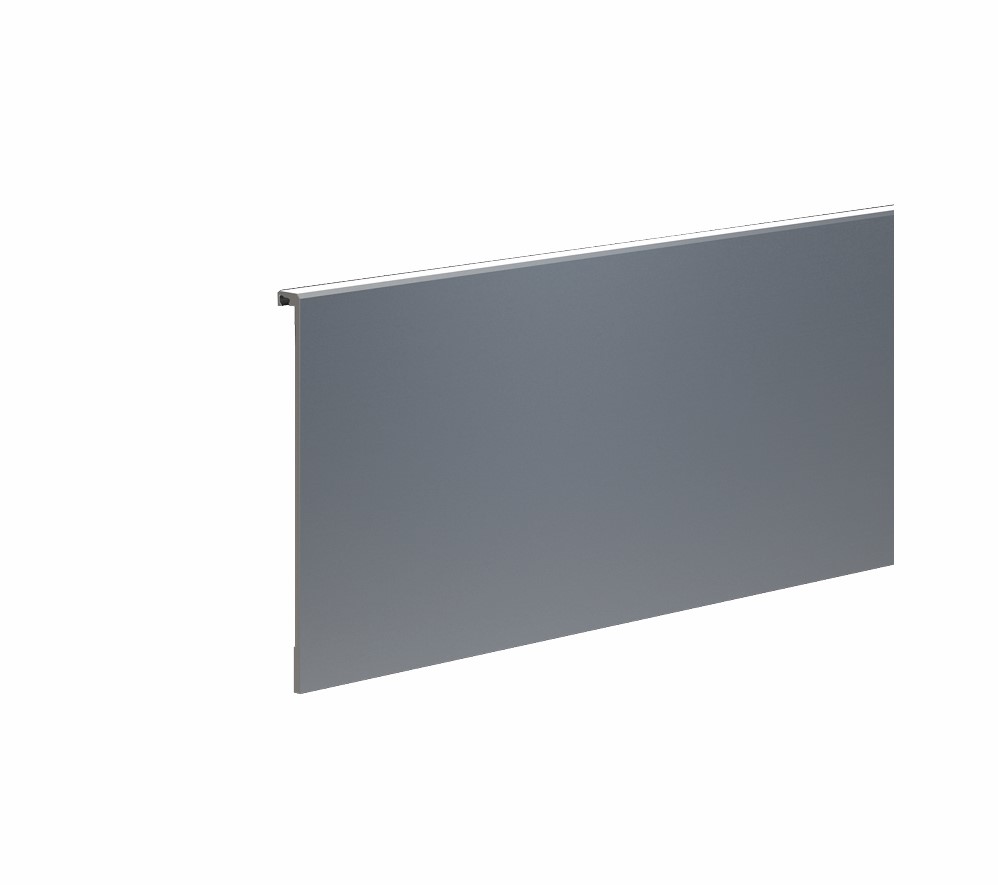 Aluminium Abdeckprofil 131mm für Bodenprofil Set1 und Set3