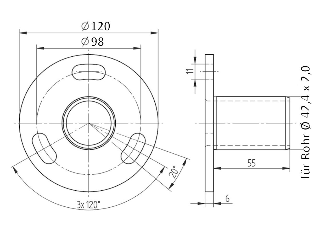 Zeichnung für BAP424-120