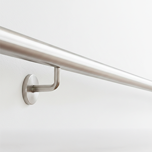 Edelstahl Handläufe für Treppen und Wandanbringung