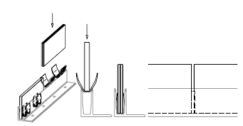 Einsetzen und Ausrichten des Glases im Bodenprofil 1.1