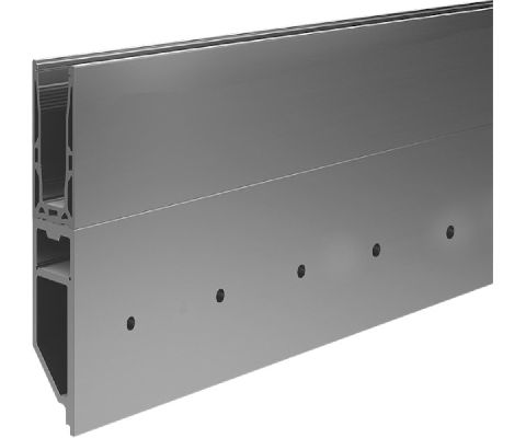 Set 8 Aluminium Bodenprofil 2.0 light, vorgesetzt