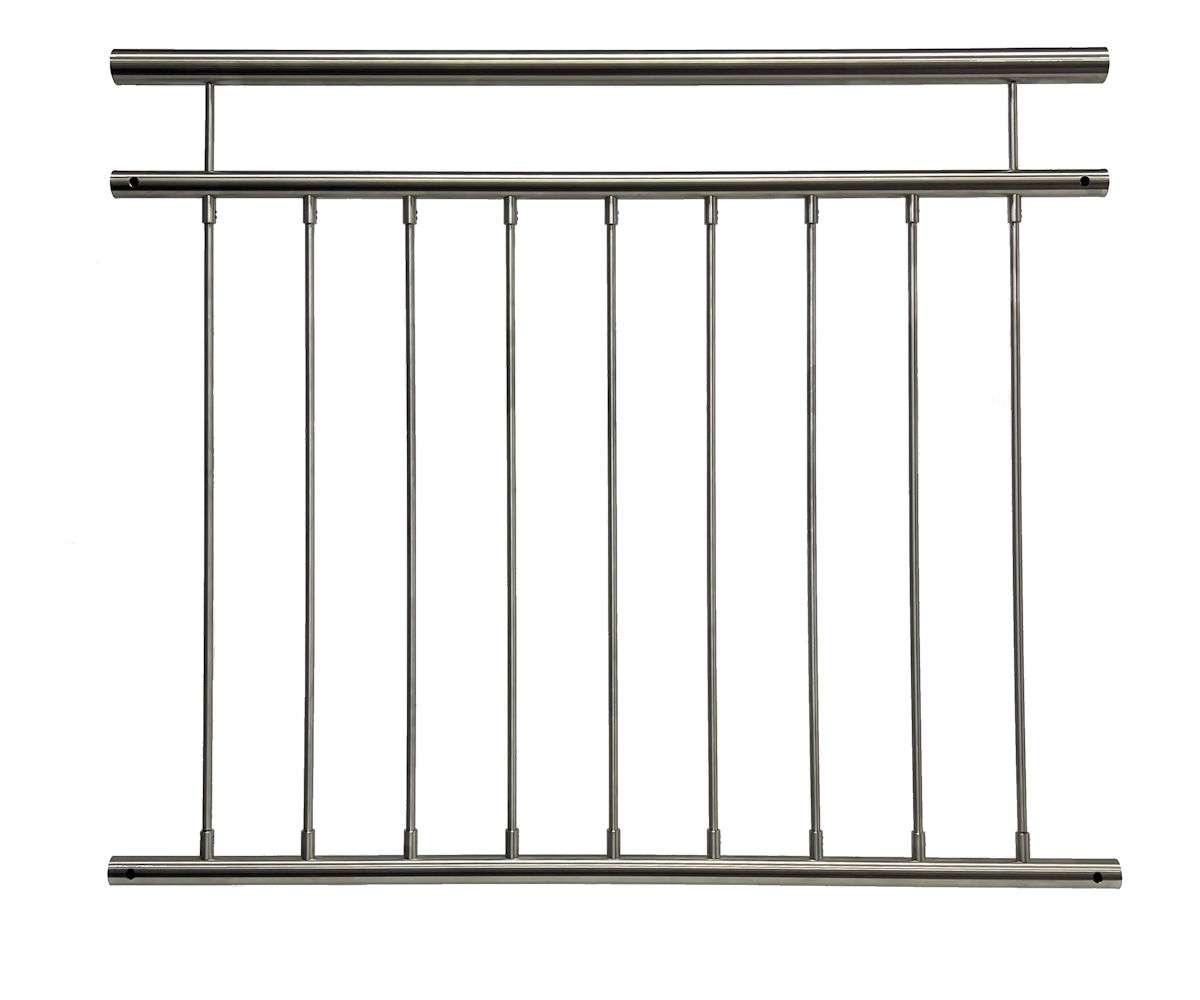 Französischer Balkon gesteckte Variante 116 / 130 cm